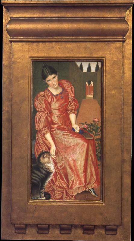 Joseph E.Southall Hortus Inclusus china oil painting image